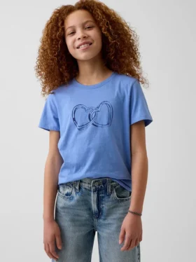 Kinder-T-Shirt mit grafischem Print im Relaxed-Stil