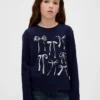 Kinder-T-Shirt mit grafischem Print im Relaxed-Stil