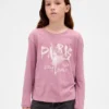 Kinder-T-Shirt mit grafischem Print im Relaxed-Stil