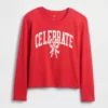 Kinder-T-Shirt mit grafischem Print im Relaxed-Stil