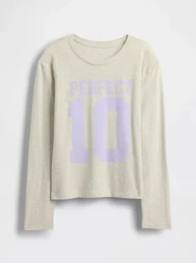 Kinder-T-Shirt mit grafischem Print im Relaxed-Stil