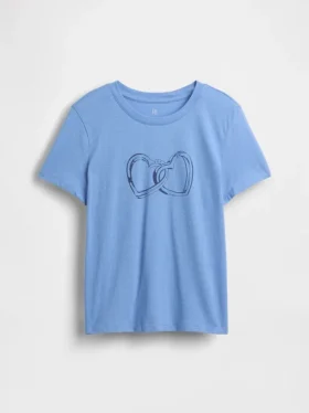 Kinder-T-Shirt mit grafischem Print im Relaxed-Stil