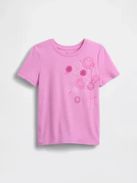 Kinder-T-Shirt mit grafischem Print im Relaxed-Stil