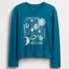 Kinder-T-Shirt mit grafischem Print im Relaxed-Stil
