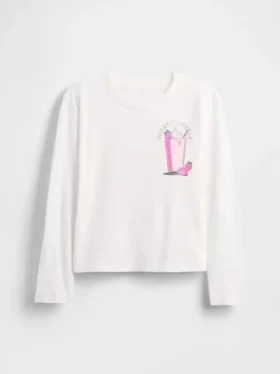 Kinder-T-Shirt mit grafischem Print im Relaxed-Stil