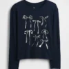 Kinder-T-Shirt mit grafischem Print im Relaxed-Stil