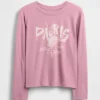 Kinder-T-Shirt mit grafischem Print im Relaxed-Stil
