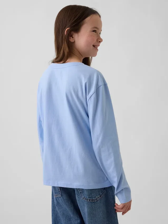 Kinder-T-Shirt mit grafischem Print im Relaxed-Stil