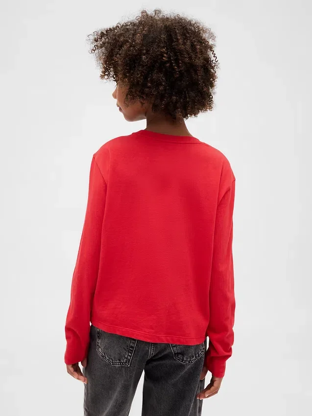 Kinder-T-Shirt mit grafischem Print im Relaxed-Stil