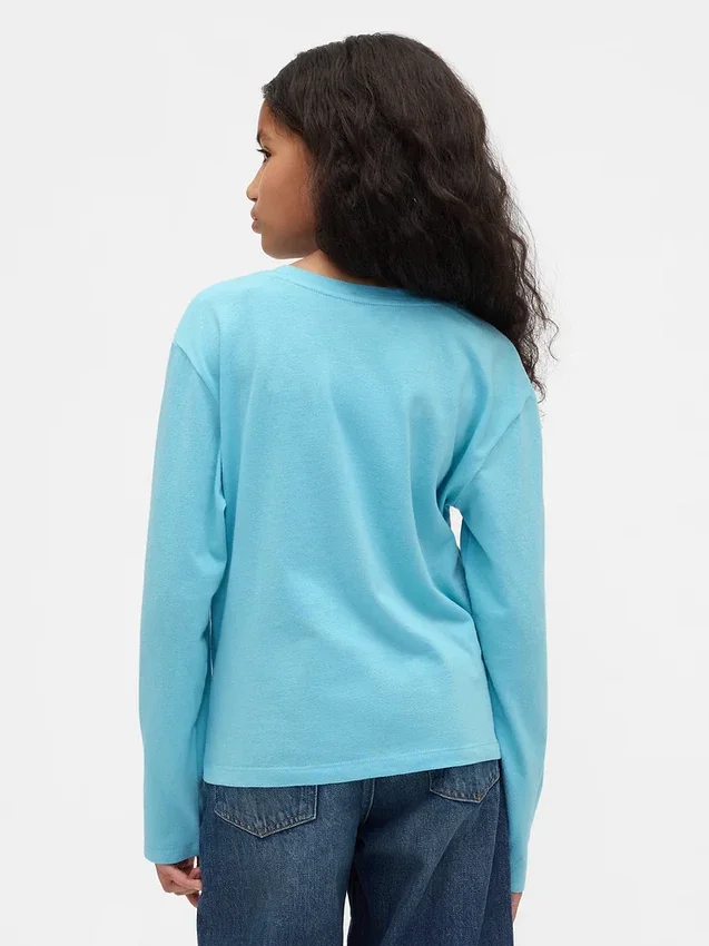 Kinder-T-Shirt mit grafischem Print im Relaxed-Stil