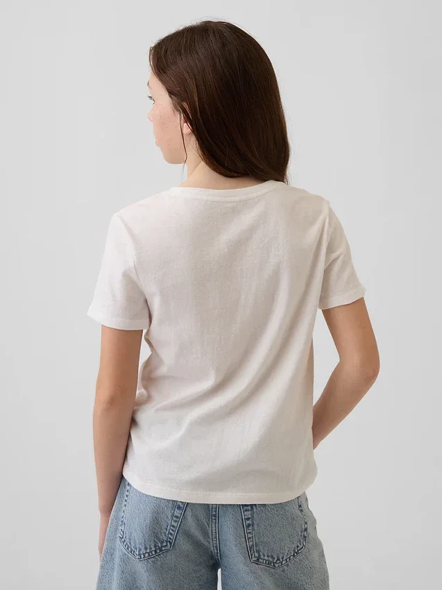 Kinder-T-Shirt mit grafischem Print im Relaxed-Stil