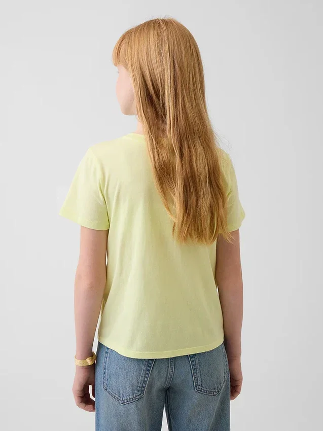 Kinder-T-Shirt mit grafischem Print im Relaxed-Stil