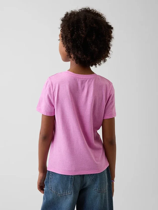 Kinder-T-Shirt mit grafischem Print im Relaxed-Stil