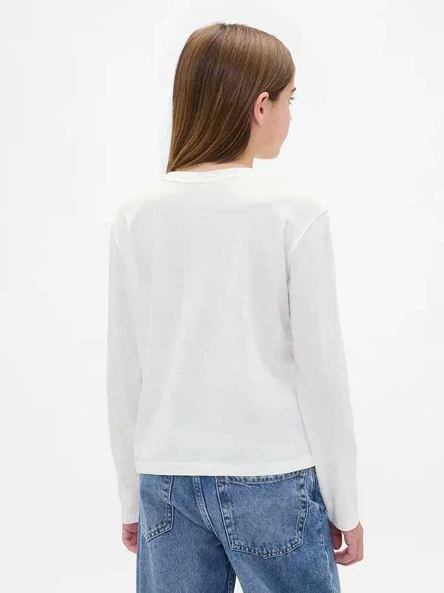 Kinder-T-Shirt mit grafischem Print im Relaxed-Stil