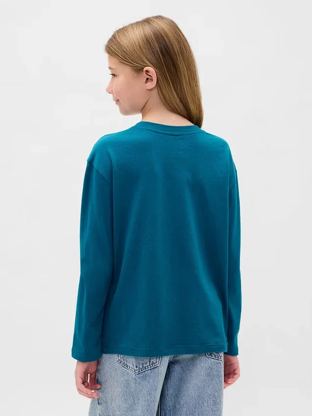 Kinder-T-Shirt mit grafischem Print im Relaxed-Stil