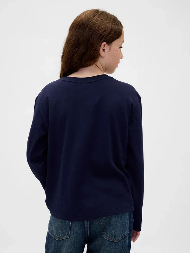 Kinder-T-Shirt mit grafischem Print im Relaxed-Stil