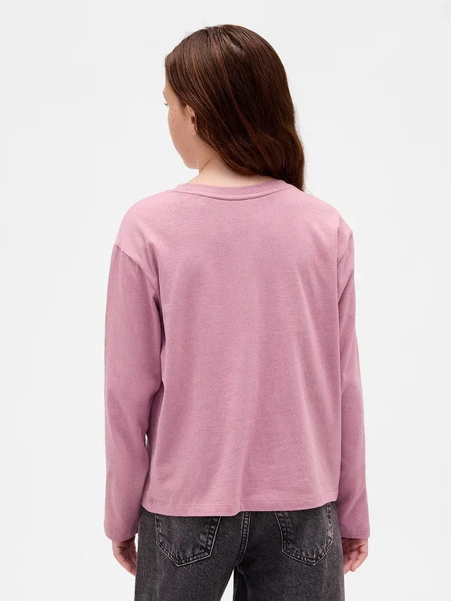 Kinder-T-Shirt mit grafischem Print im Relaxed-Stil