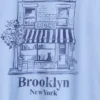 Kinder-T-Shirt mit grafischem Print im Relaxed-Stil