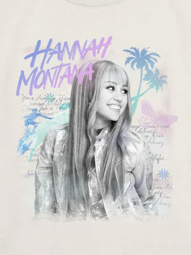 Kinder-T-Shirt mit „Hannah Montana Beach Vibes“-Motiv