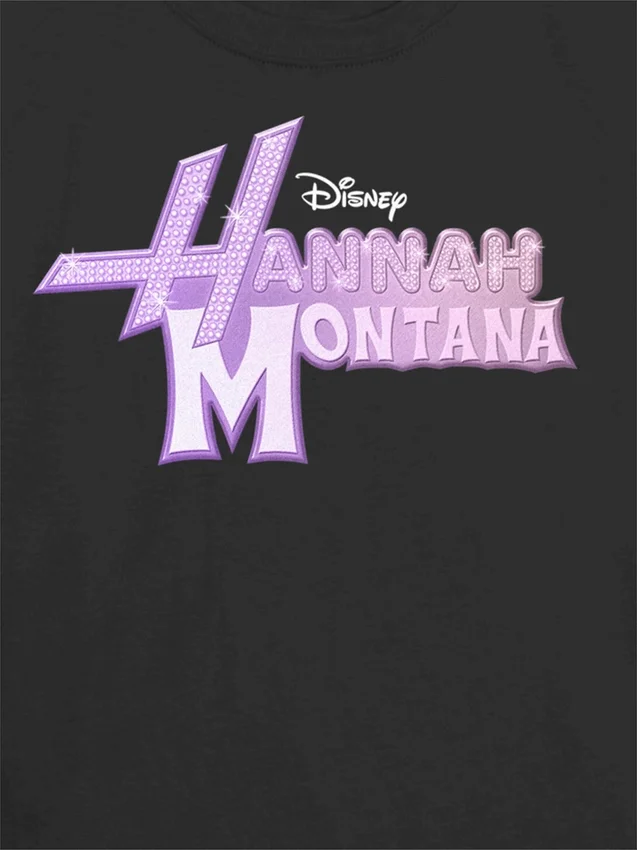 Kinder-T-Shirt mit „Hannah Montana Glam“-Logo