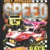 Kinder-T-Shirt mit „Hot Wheels Speed“-Motiv