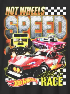 Kinder-T-Shirt mit „Hot Wheels Speed“-Motiv