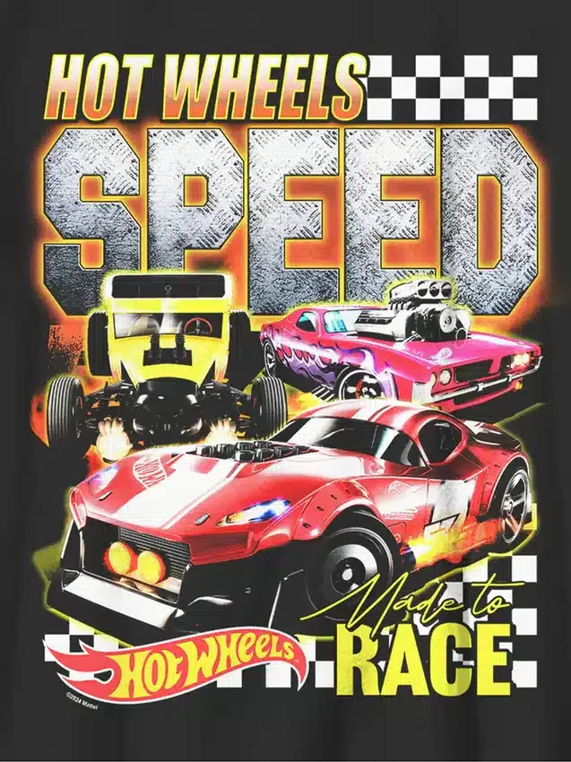 Kinder-T-Shirt mit „Hot Wheels Speed“-Motiv