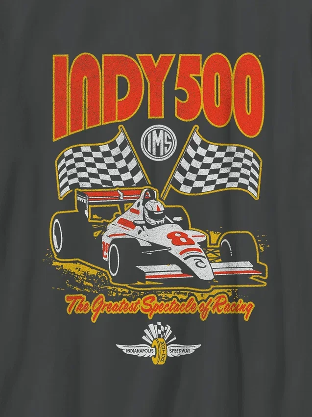 Kinder-T-Shirt mit Indy-500-Motiv