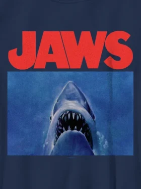 Kinder-T-Shirt mit „Jaws“-Hai-Motiv