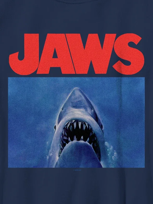 Kinder-T-Shirt mit „Jaws“-Hai-Motiv