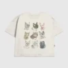 Kinder-T-Shirt mit Katzen-Motiv