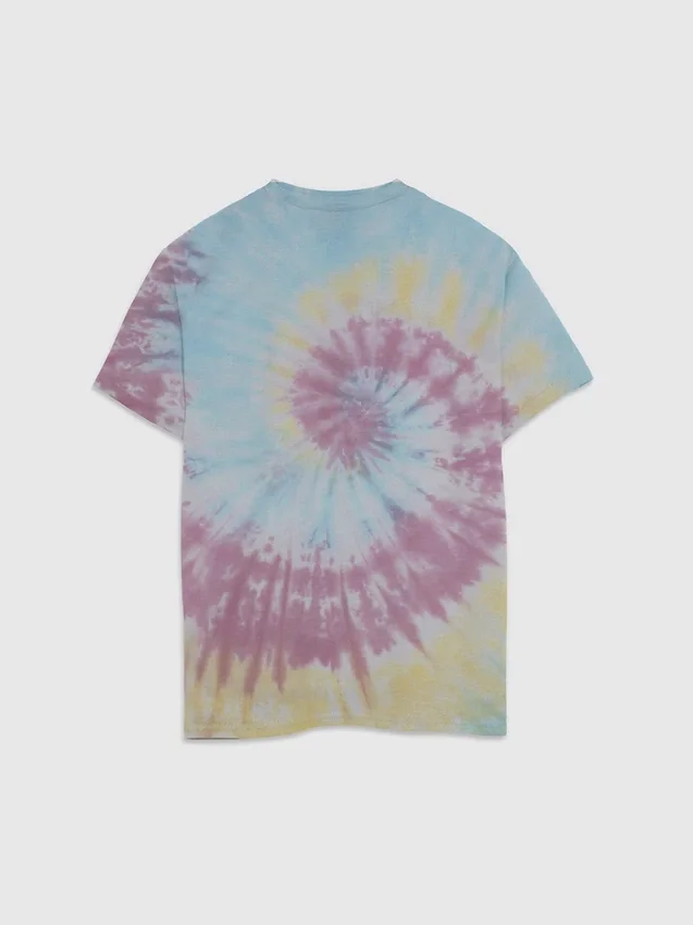 Kinder-T-Shirt mit Lilo-und-Stitch-Tie-Dye-Motiv