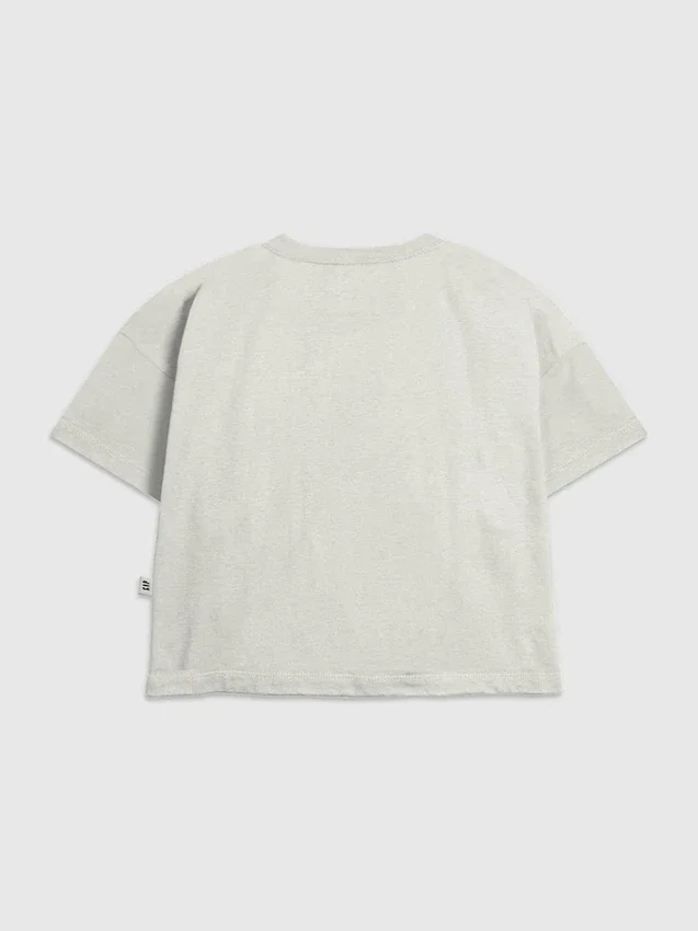 Kinder-T-Shirt mit Sonnenblumen-Motiv