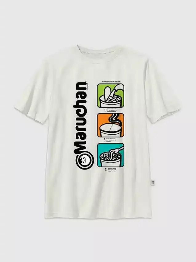 Kinder-T-Shirt mit Maruchan-Pop-Art-Motiv