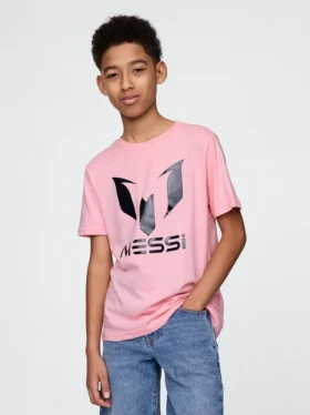 Kinder-T-Shirt mit Messi-Motiv