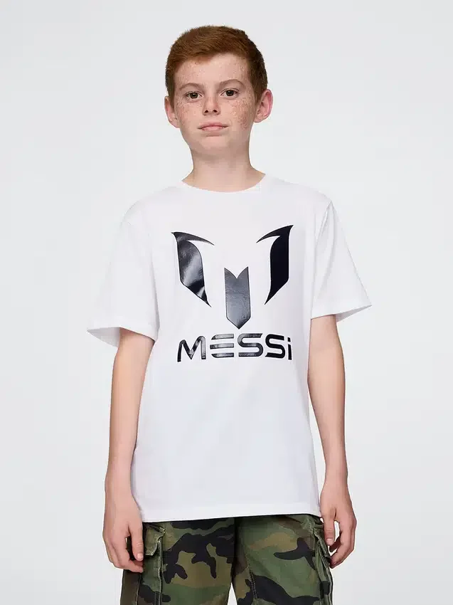 Kinder-T-Shirt mit Messi-Motiv