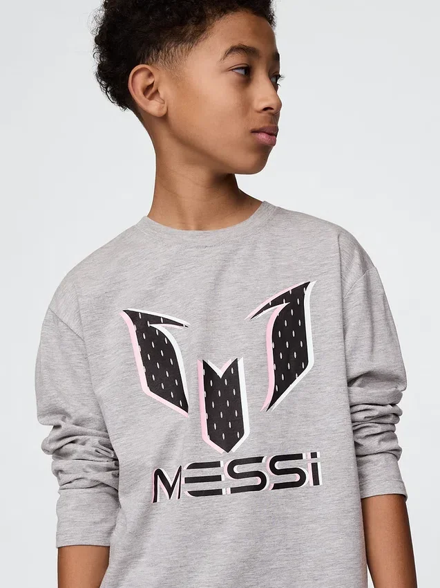 Kinder-T-Shirt mit Messi-Motiv