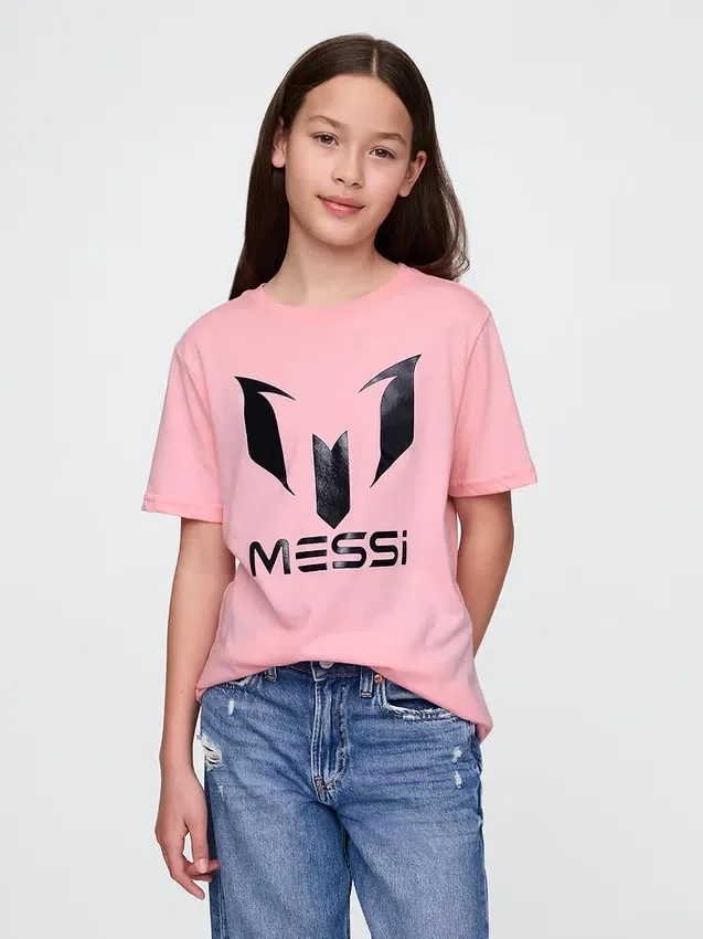 Kinder-T-Shirt mit Messi-Motiv