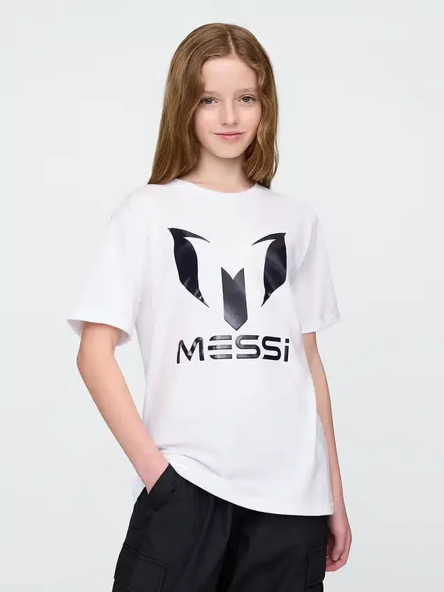Kinder-T-Shirt mit Messi-Motiv