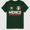 Kinder-T-Shirt mit Mexiko-Fußballtrikot-Motiv