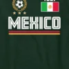 Kinder-T-Shirt mit Mexiko-Fußballtrikot-Motiv