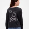 Kinder-T-Shirt mit Miffy-Motiv im Oversize-Schnitt