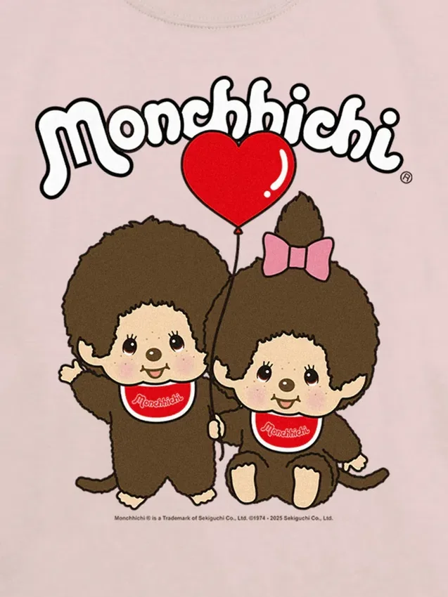 Kinder-T-Shirt mit Monchhichi-Motiv