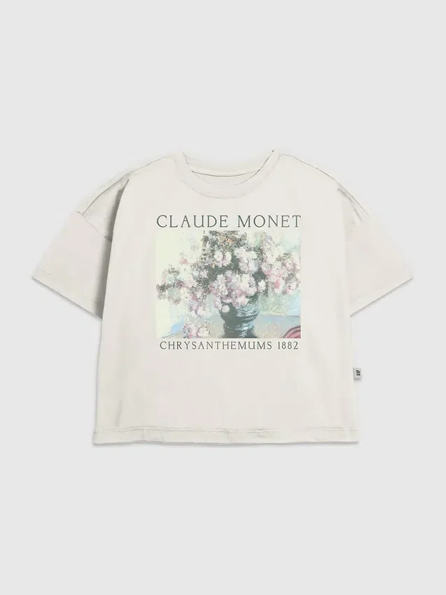 Kinder-T-Shirt mit „Monet Floral“-Motiv