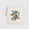Kinder-T-Shirt mit NASA-Weltraum-Blumen-Motiv