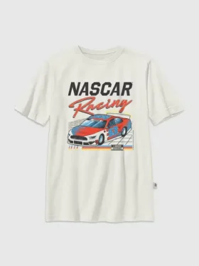 Kinder-T-Shirt mit „NASCAR Retro Racer“-Motiv