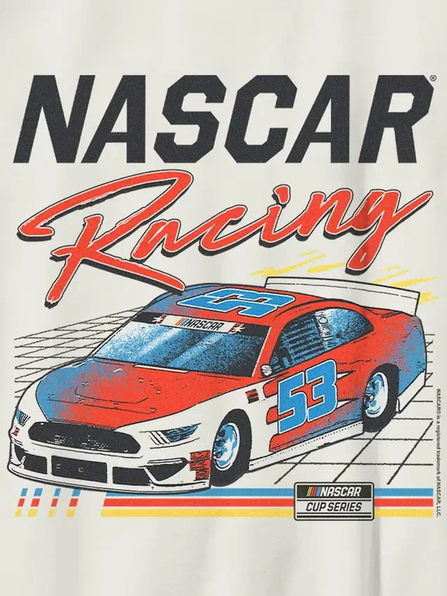 Kinder-T-Shirt mit „NASCAR Retro Racer“-Motiv
