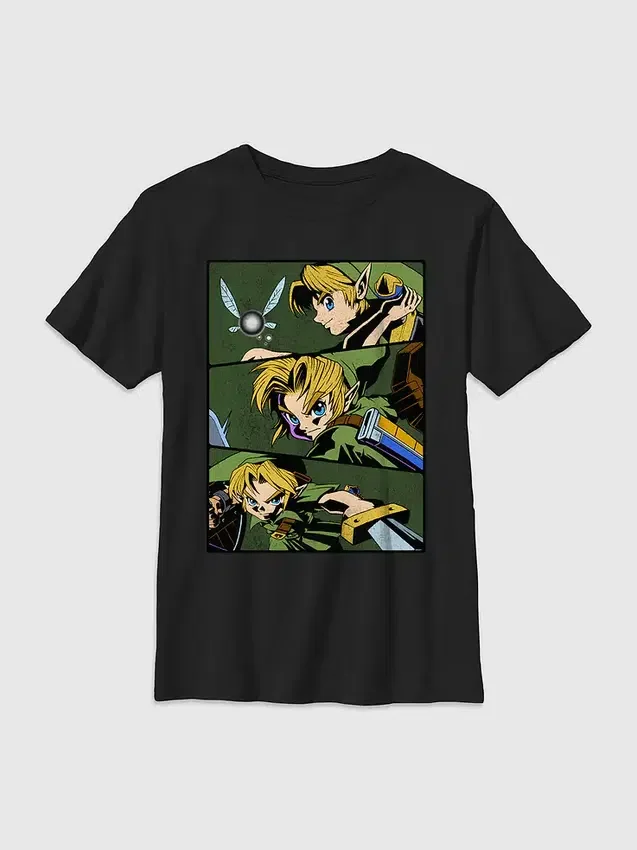 Kinder-T-Shirt mit „Nintendo: Legend of Zelda – Link“-Motiv