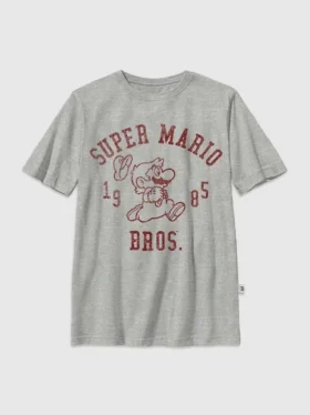 Kinder-T-Shirt mit Nintendo-Mario-Bros-Motiv
