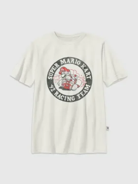 Kinder-T-Shirt mit „Nintendo Mario Racing Team“-Motiv